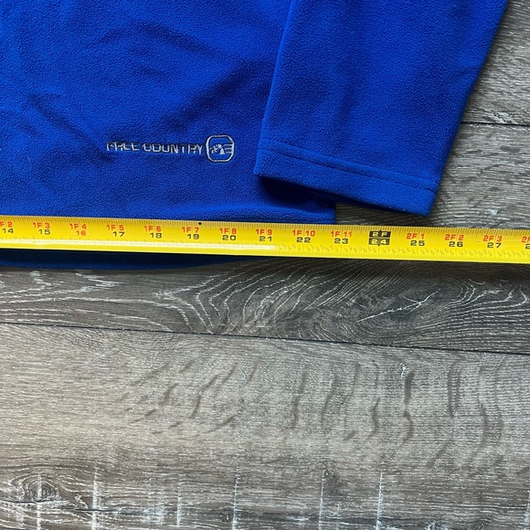 Free Country Blue 1/4 Zip Pullover fleece - Picture 5 of 6